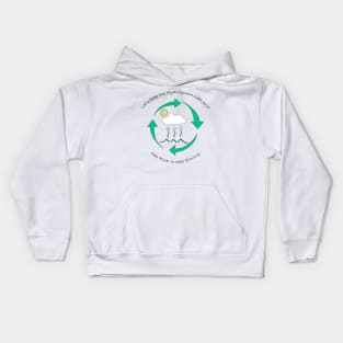 Water Cycle Kids Hoodie